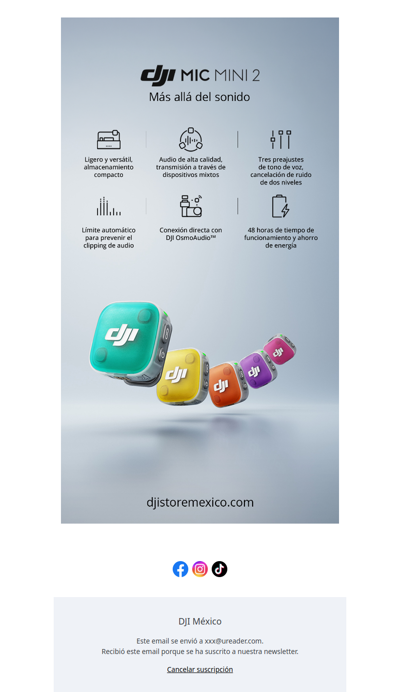 DJI Mic Mini 2 ya disponible 🎤