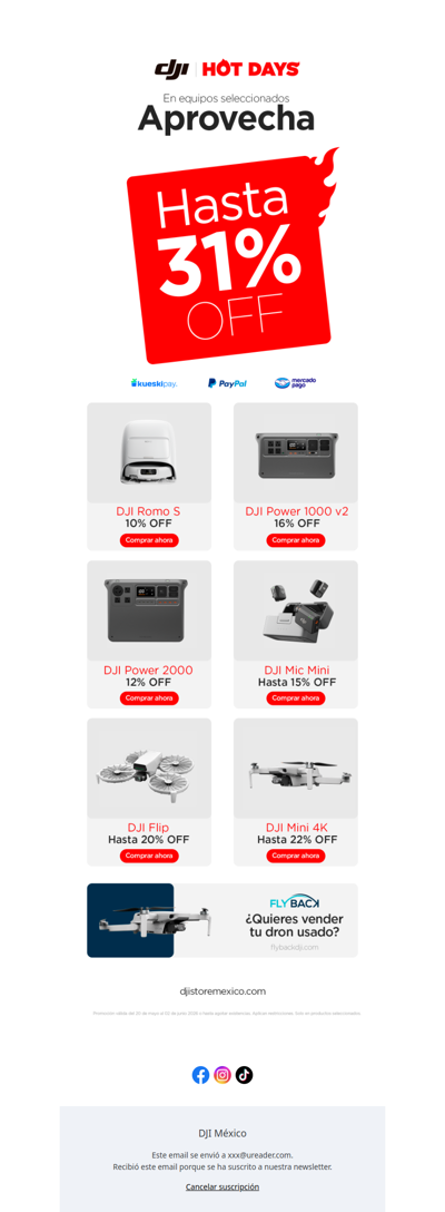 🔥 Últimos días: hasta 31% OFF