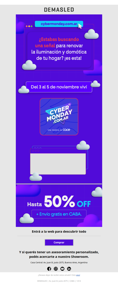 Promos, 50% OFF y envio gratis 💣💡