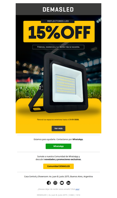 ⚡ Potencia y resistencia para tus exteriores