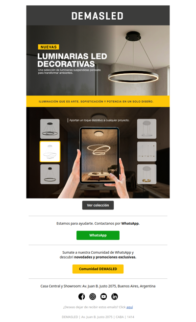 Sofisticación en cada detalle: Nueva línea de Colgantes Deco