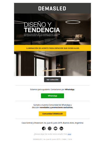 ¿Todavía no conocés nuestra Línea Decorativa de DEMASLED?