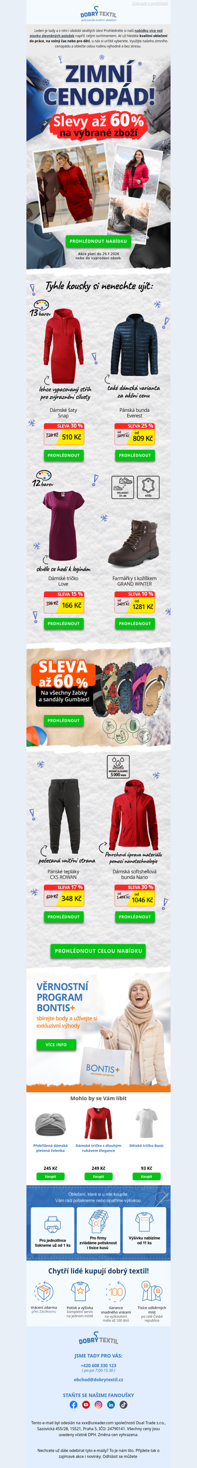 🔊Zimní cenopád se slevami až 60 % je tady ⬇️❄️