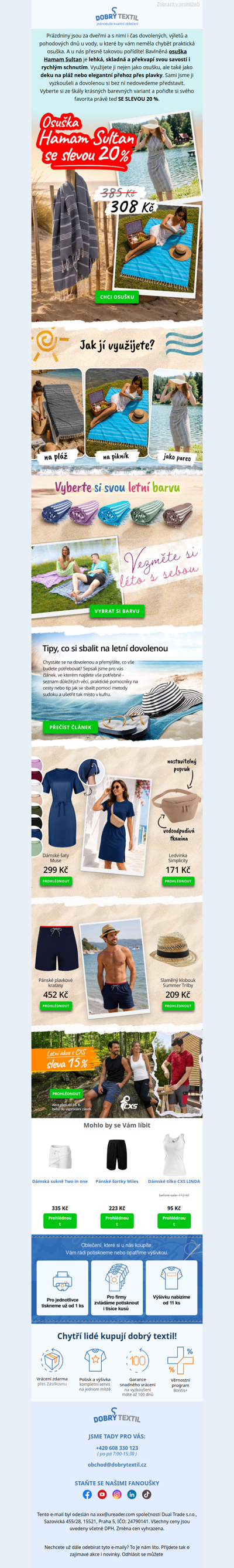 AKCE: Oblíbená osuška Hamam Sultan nyní o 20 % levněji.