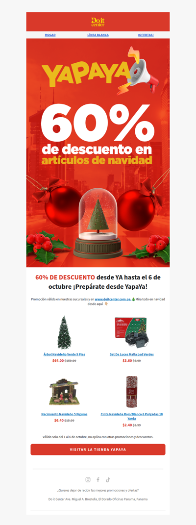 ⛄ Lleva la navidad a tu hogar de YapaYa