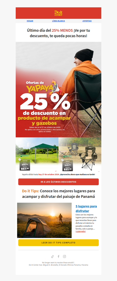 📣 Último día de OFERTAS ¡Quedan pocas horas!