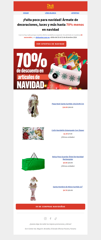 🎄Aprovecha hasta 70% Menos en navidad ¡Pocas unidades!