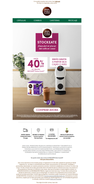 🚚 Recibí tus cápsulas con envío GRATIS