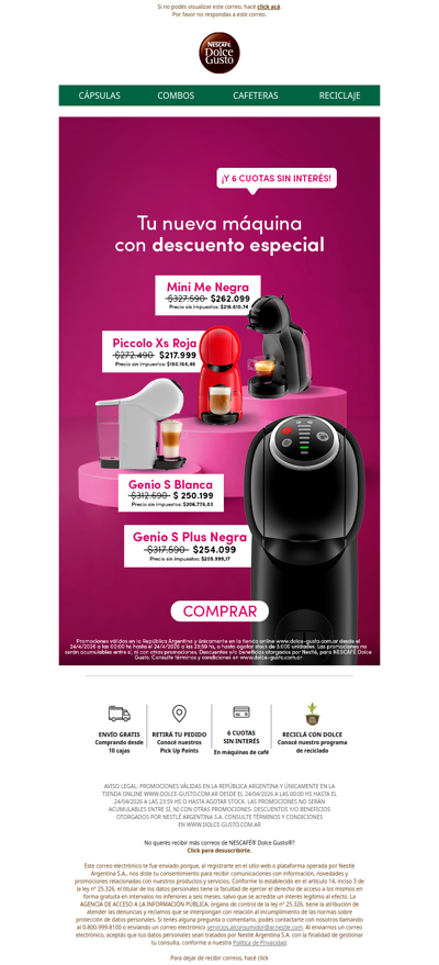 ✨ Tu nueva máquina con descuento especial