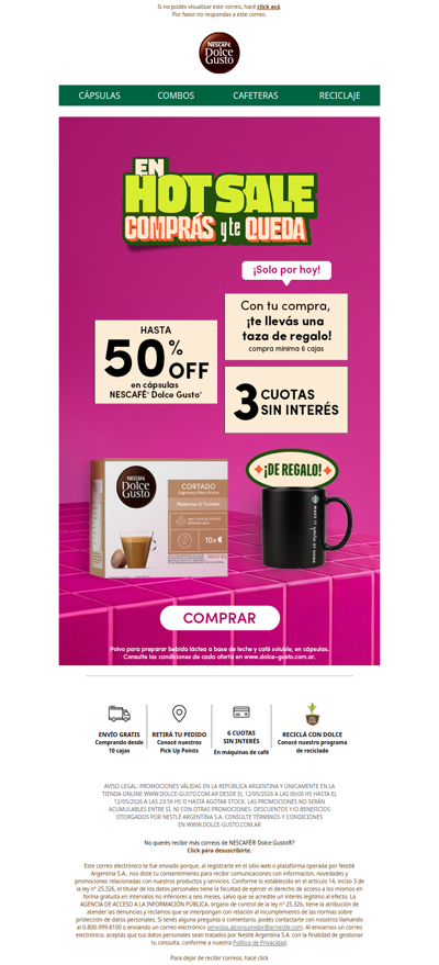 Con tu compra te llevas una taza de regalo 🎁