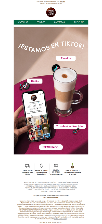 👀 ¿Ya nos seguís en TikTok?