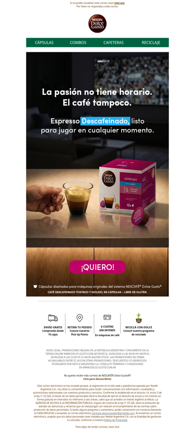 ☕ Aprovechá el entretiempo para prepararte un café 🇦🇷