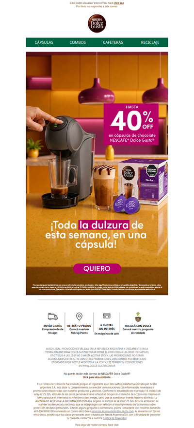 Hasta 40% OFF en tus variedades más dulces 🍫