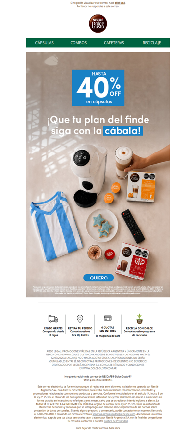 🇦🇷 Todo listo para el partido, ¿y el café?