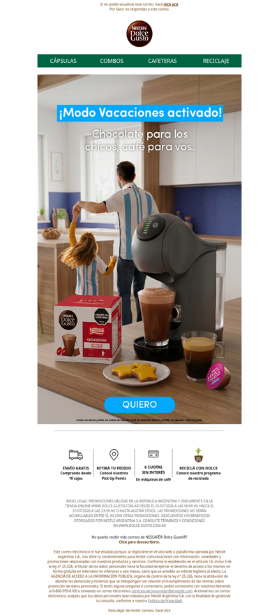 🍫 Chocolate para ellos, café para vos ☕