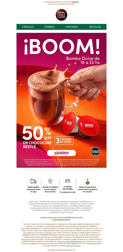 💥 Tu primera compra puede empezar con 50% OFF 💣