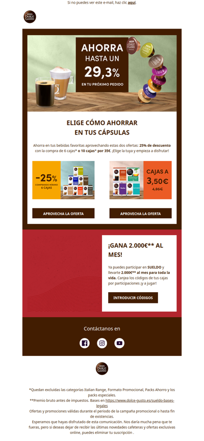 Hasta un 29,3% de dto. en tu pedido