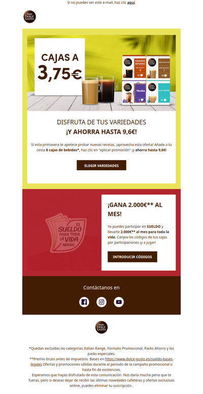 ¡CAJAS a 3,75€! ☕ DESCUENTO por tiempo limitado