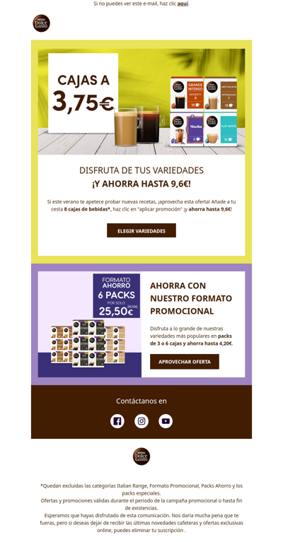 ¡CAJAS a 3,75€! ☕ DESCUENTO por tiempo limitado