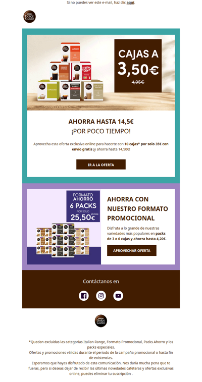 CAJAS a 3,5€ ☕. ¡OFERTA por tiempo limitado!