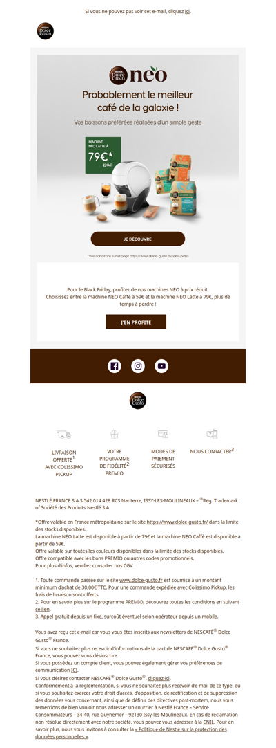 BLACK FRIDAY | Profitez de notre offre machine ⚡