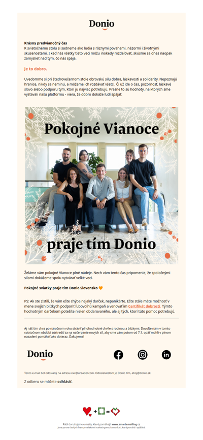 🧡 Spojme sa v dobrej vôli nielen dnes