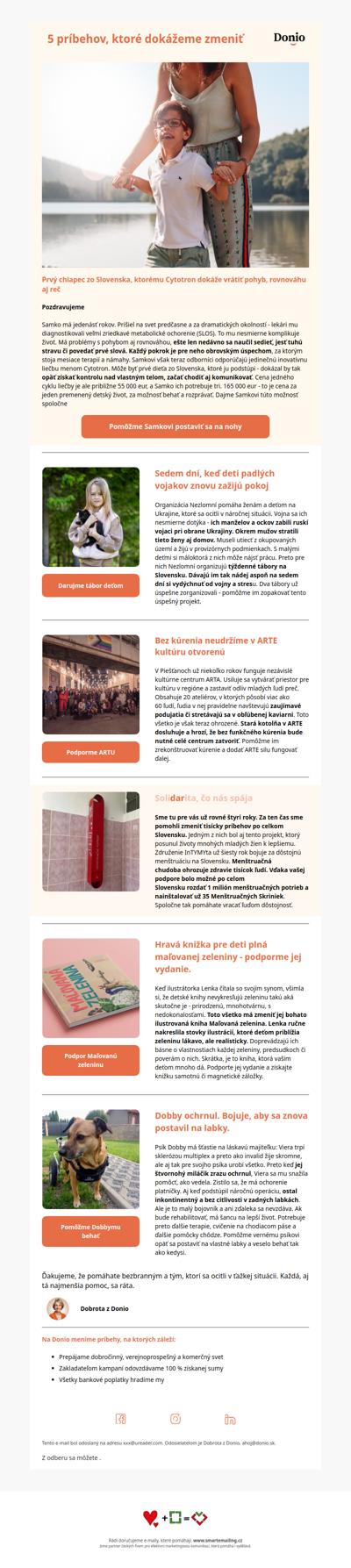 🧡 Samka dokáže liečba postaviť na nohy. Bez našej pomoci ju ale nezíska