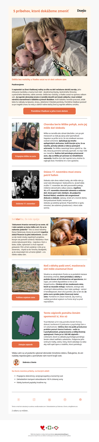 🧡 Tri deti zo dňa na deň náhle prišli o mamu