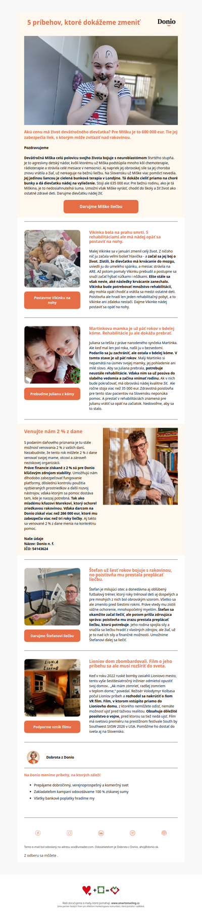 Malá Miška potrebuje 600 000 eur na záchranu života