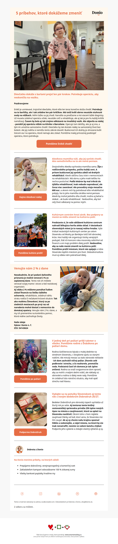 Trojročné dievčatko bude bez pomoci odkázané na vozík