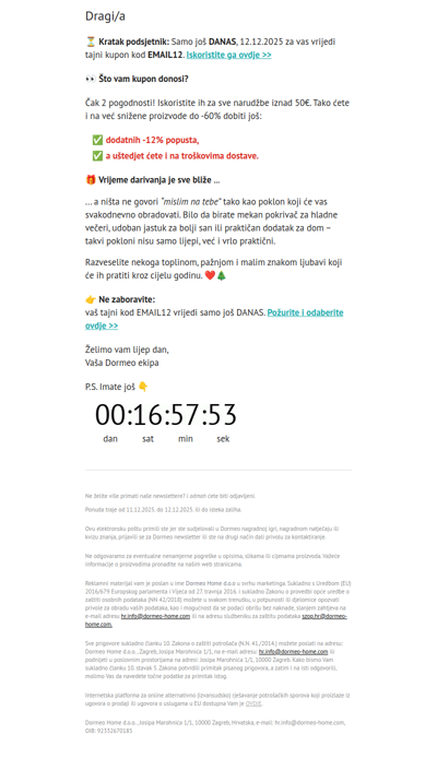 👉 SAMO 12.12. dodatnih -12% i besplatna dostava!