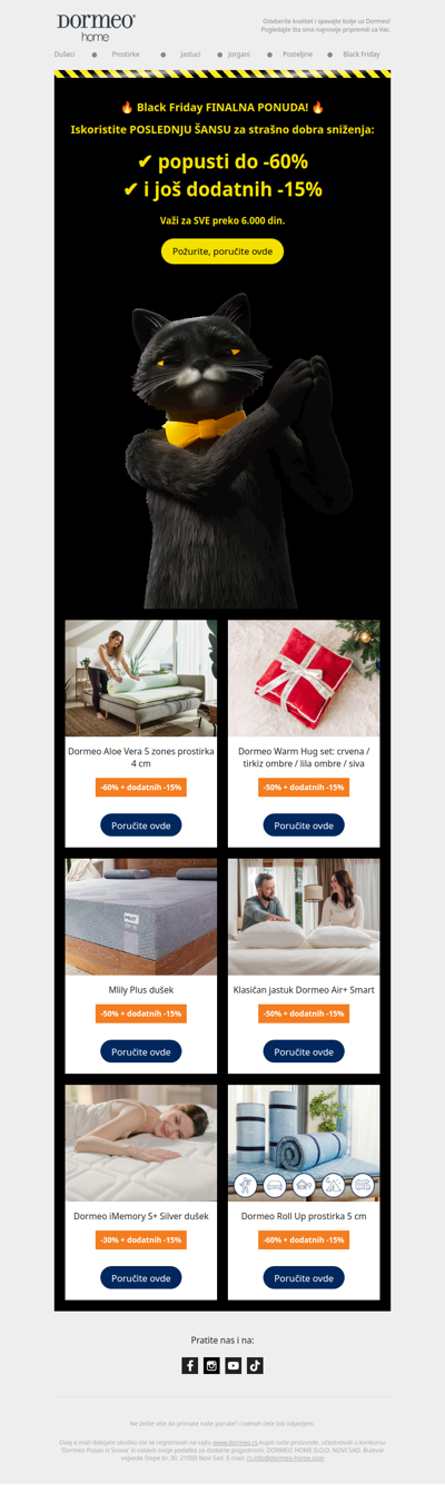 🔥FINALE🔥 Još -15% na popuste do -60% za BLACK FRIDAY