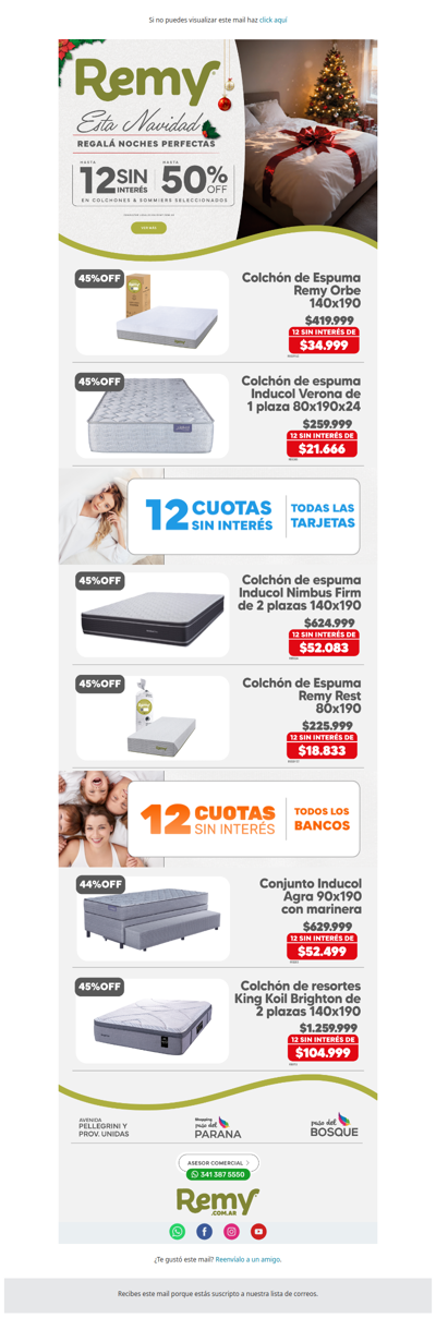 🎁 ¡Regalá noches perfectas con ENVÍO GRATIS y hasta 12 cuotas SIN INTERÉS en Remy!