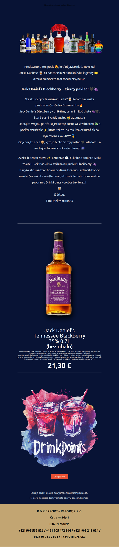 Jack Daniel’s Blackberry – Čierny poklad🖤🍇
