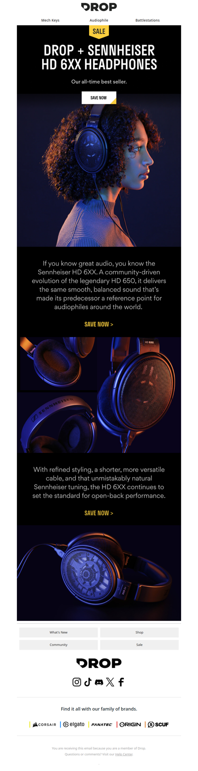 On Sale Now: Rediscover the Classic HD 6XX