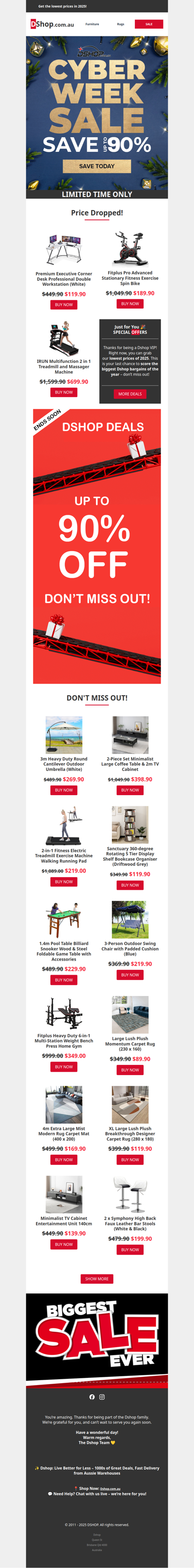 Cyber Deals Almost Gone ⏰ Don’t Miss Out