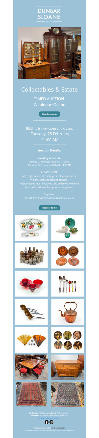 Collectables and Estate Auction - Catalogue Online