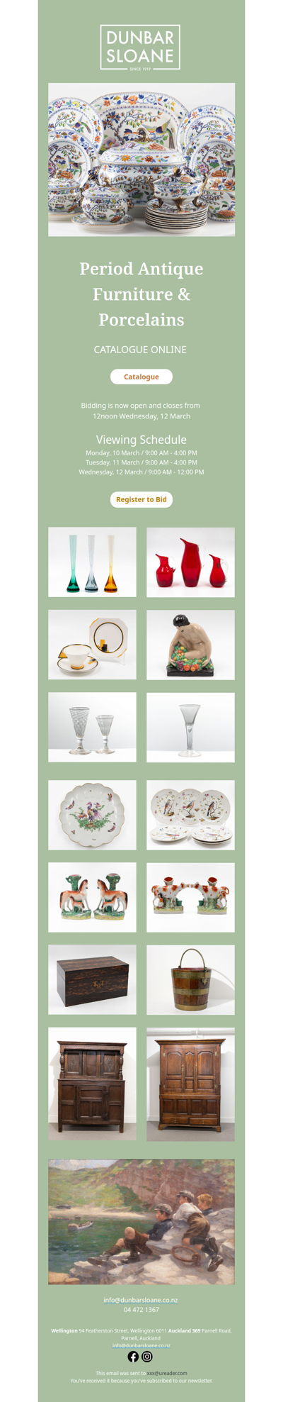 Period Antique Furniture & Porcelains - Catalogue Online