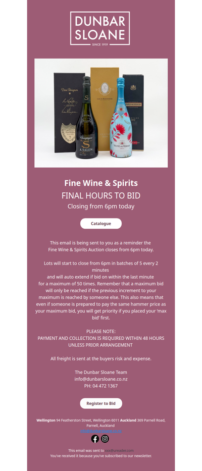 Fine Wine & Spirits