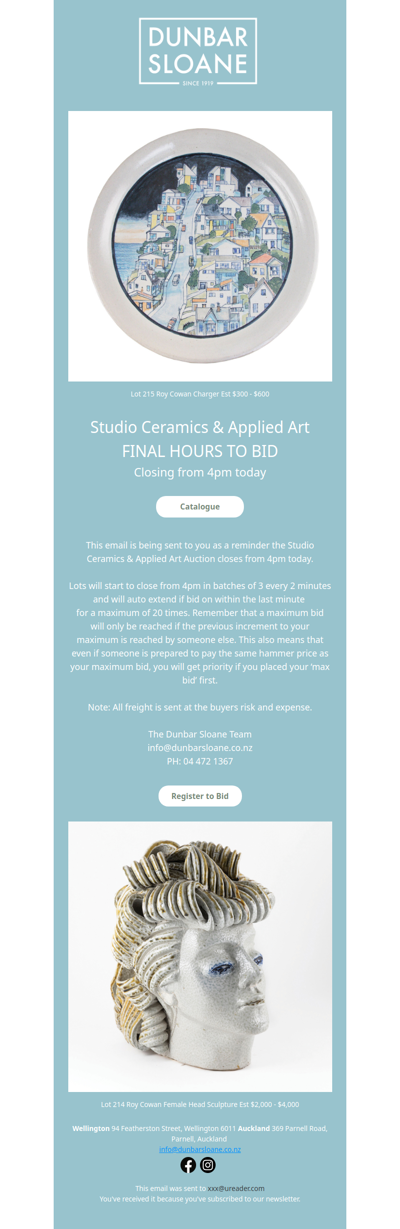 Applied Art & Studio Ceramics