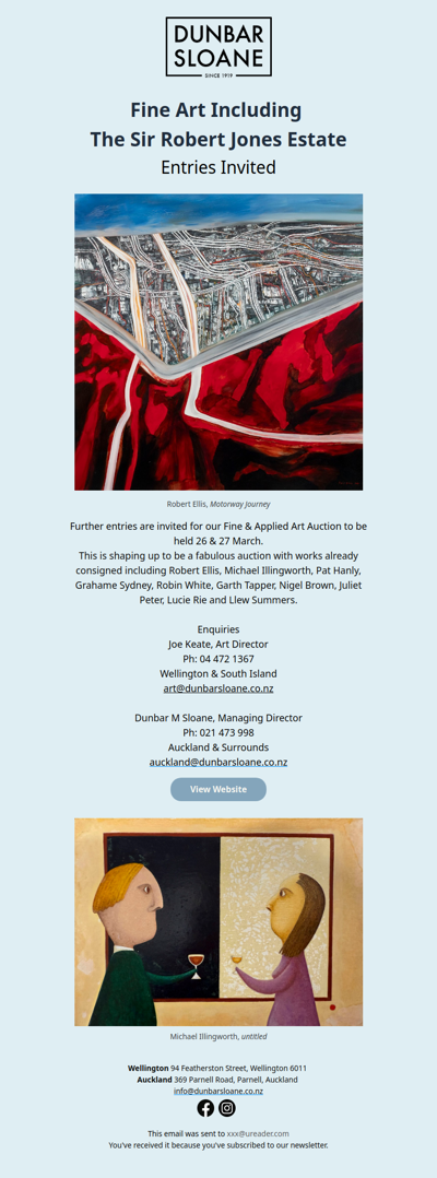 Fine Art Including The Robert Jones Estate