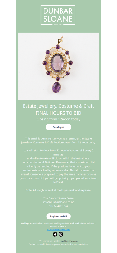 Estate Jewellery, Costume & Craft