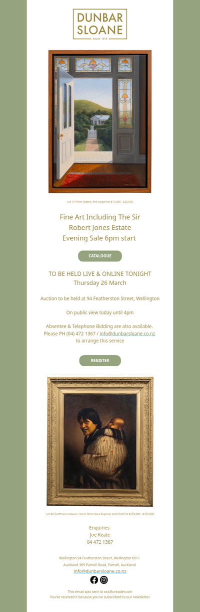 Fine Art Including Sir Robert Jones Estate