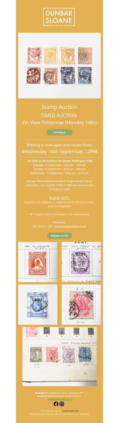 Stamp Auction