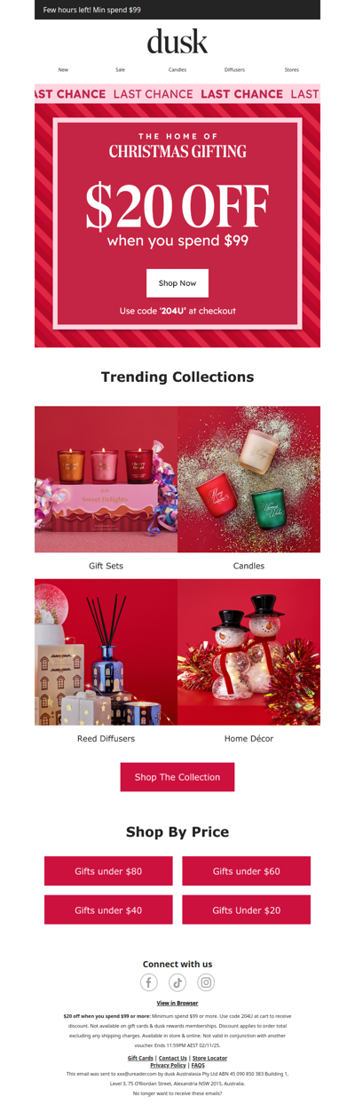 Hurry, your $20 OFF expires midnight!