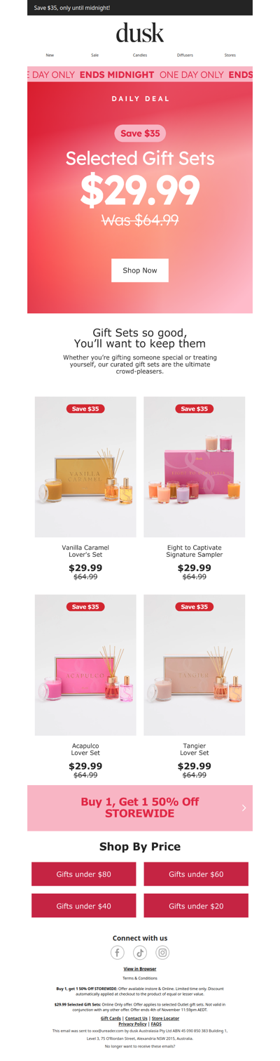 Flash Offer | $29.99 Gift Sets
