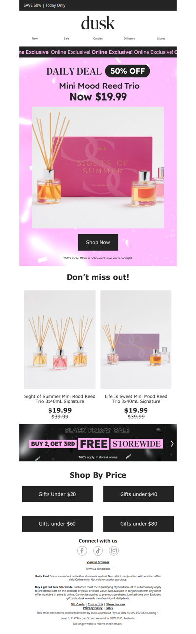 $19.99 Mini Reed Diffuser Trio ✨