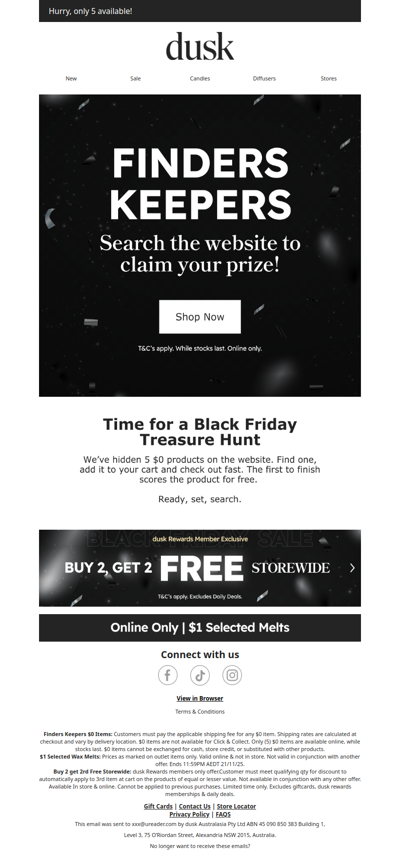 Your $0 items await 🎁