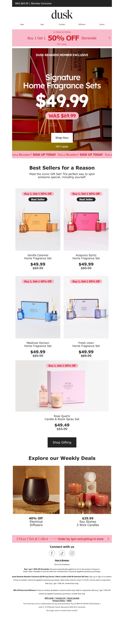 Gift a little luxury 👑 Now $49.99 Signature Sets