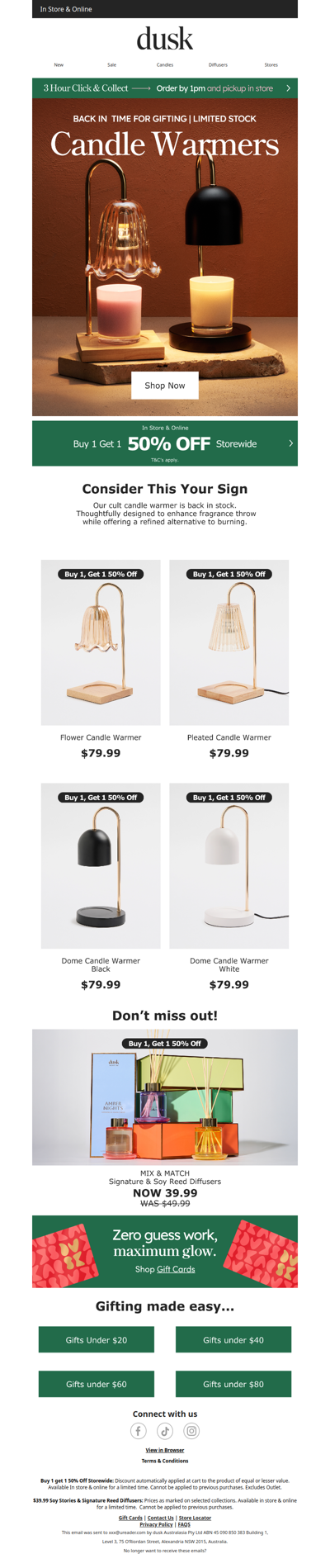 Back in Stock: Candle Warmers ✨ — Limited Stock